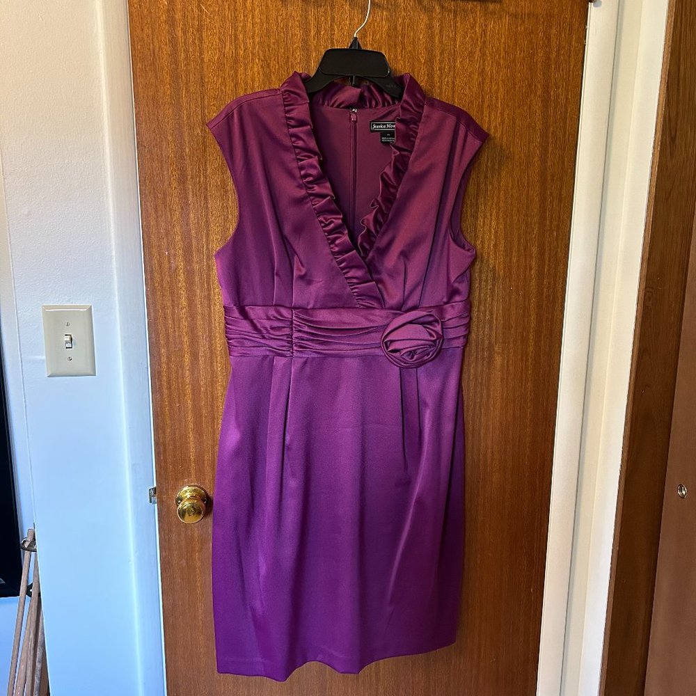 Purple Jessica Howard Dress--size 16